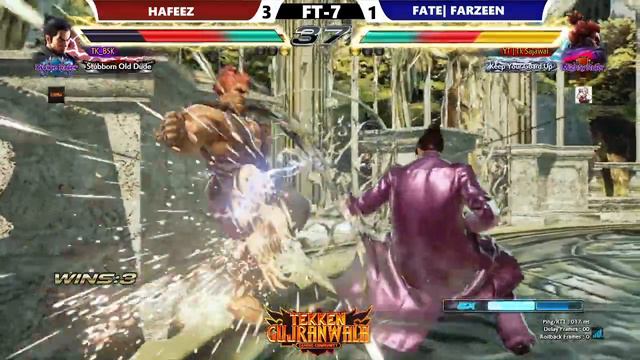 [FT7] Hafeez (Kazuya) VS FATE| Farzeen (Akuma) Tekken 7 Pakistan смотреть онлайн