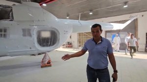 Музей вертолётов. Покраска Мимино