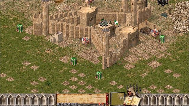 SALADIN SNAKE VS WOLF RAT VS LIONHEART CALIPH VS WAZIR PIG | Stronghold Crusader AI Battle смотреть онлайн