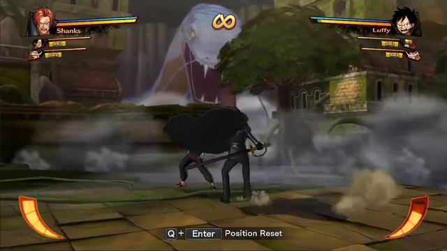 One Piece: Burning Blood - Shanks (Strong) (All Special Moves & Ultimate)