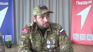 Встреча с Народным героем Дагестана, участником СВО Заурбегом Ачабаевым 20.09.2024