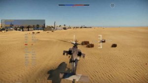 War Thunder | The AH-64 Got 12 Kill In Desert (AH-64A Peten)