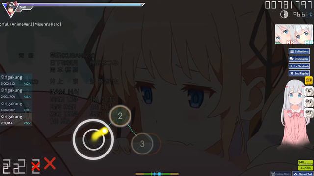 osu-Miku Sawai - Colorful (AnimeVer) HD+HR смотреть онлайн