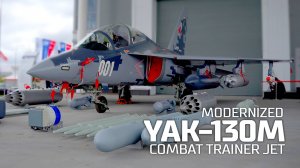 Modernized Yak-130M combat trainer jet