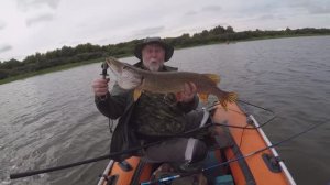 Щука на пятёру может и больше, чуть не ушла.