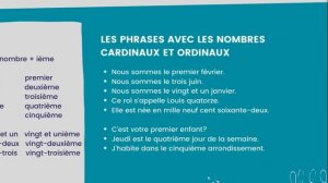 Les nombres ordinaux