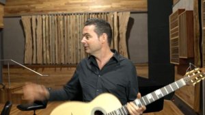 Gypsy Jazz Guitarist Robin Nolan visits Centrestage Recording Studios Perth, Western Australia.