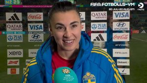 Zećira Mušović after Sweden knocked out USWNT in the Round of 16