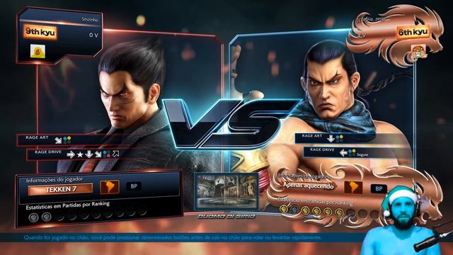 Tekken 7 PT#01 - Primeira jogatina no online e tô daquele jeito... Um lixo! смотреть онлайн