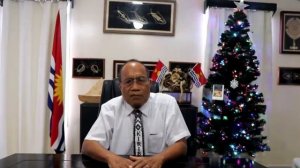 Christmas Message from the Head of State and President of Kiribati, H.E Taneti Maamau.