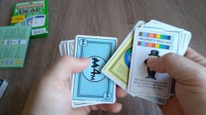 Monopoly DEAL. Английская версия. Распаковка и обзор.