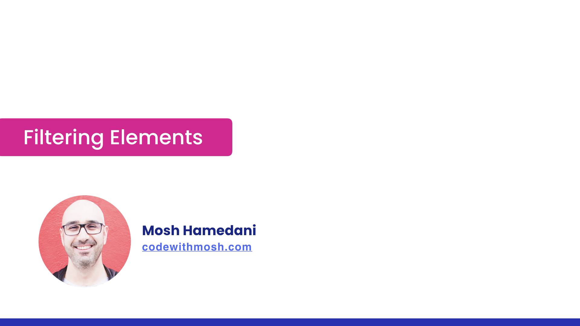 63- Filtering Elements смотреть онлайн