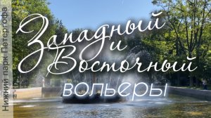 Нижний парк Петергофа. Западный и Восточный вольеры. Видеоэкскурсия.