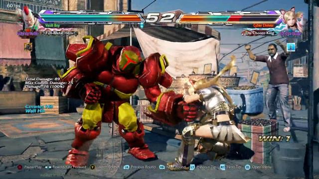 Wall pressure | Tekken 7 Jack-7 Gameplay смотреть онлайн