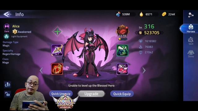 210 Premium Summons Lv 28 Soul Vessel Blood Mania Mobile Legends Adventure Indonesia смотреть онлайн