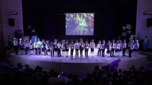 Концерт ко Дню учителя в школе 1329 и поздравление директора