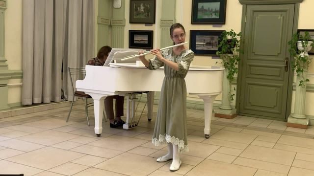 С. Шаминад - Концертино для флейты, Юна Гурьянова, 11 лет смотреть онлайн