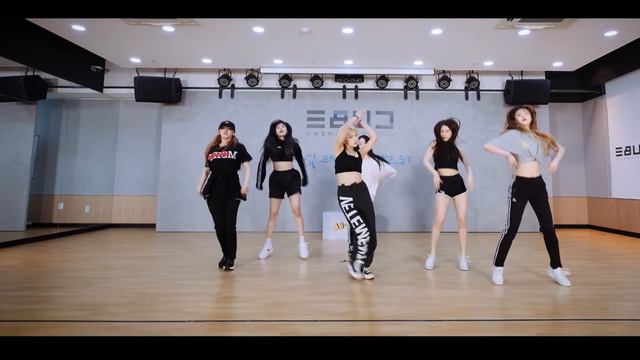 (G)I-DLE (여자)아이들) - Uh-Oh dance practice mirrored