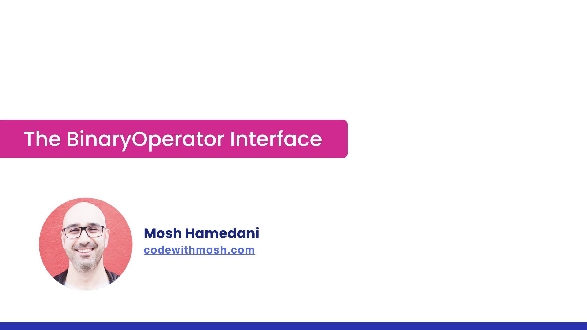 56- The BinaryOperator Interface смотреть онлайн