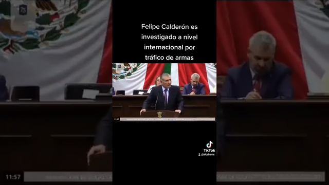 Felipe Calderón investigado a nivel internacional por tráfico de armas