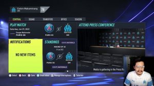 FIFA 22 Marseille Career Mode | Round of 32 Coupe de France vs PSG & Debut Edouard Michut #16