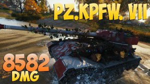 Pz.Kpfw. VII - 9 Фрагов 8.5K Урона - Дробильщик! - Мир Танков