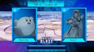 Winter Blast: Zword (Zelda) vs. Maxirby (Kirby)