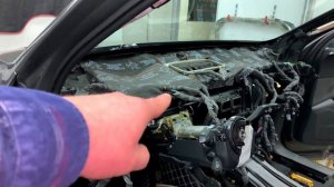Шумоизоляция торпедо Audi Q7