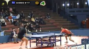 Table Tennis - Attack (MARTINEZ) Vs Defense (GIONIS) I !