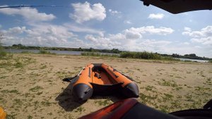 Насос STERMEY HT-782.Полная сборка и накачивание на берегу 3 метровой лодки Групер за  20 минут.