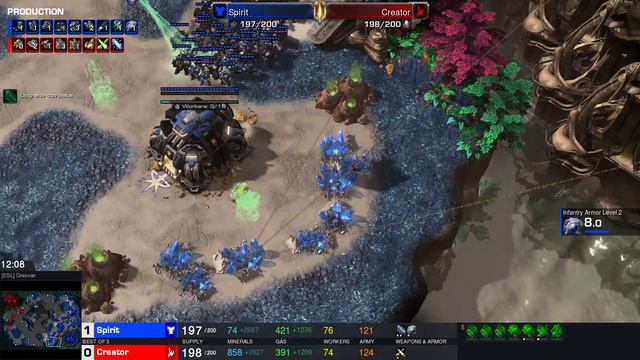 Starcraft II IEM Katowice 2023 Feb9 Creator(P) v Spirit(T) Game 1 MAPS - [ESL] Gresvan смотреть онлайн