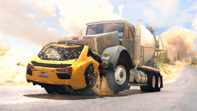 BeamNG Drive - Реалистичные автомобильные аварии и погони и ДТП. Бимка.