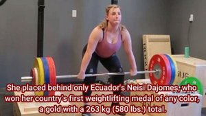 KATHERINE NYE WINS RARE SILVER MEDAL FOR USA IN WEIGHTLIFTING |
