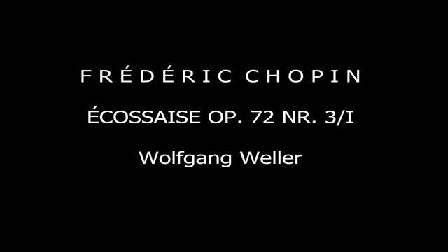 Chopin, Écossaise op. 72 Nr. 3/1, Wolfgang Weller 2014. смотреть онлайн