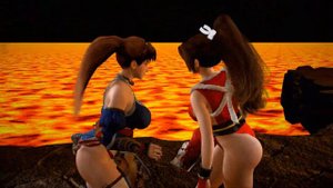 [Virt-A-Mate] [VAM MMD] Kasumi vs Mai