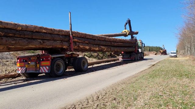 Scania r580 next gen - DMH - transport de grumes смотреть онлайн