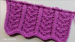 357 РЕЛЬЕФНЫЙ УЗОР СПИЦАМИ Вязание спицами Узоры