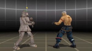 Tekken 8 Jun exported animations into Tk6 (PSP)