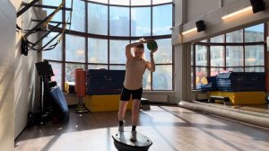 Жиросжигающая тренировка на BOSU