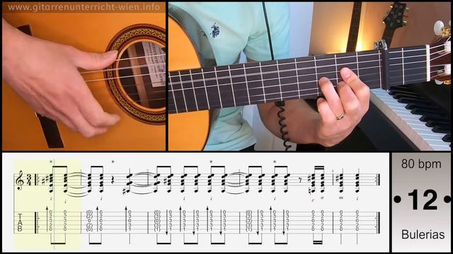 Bulerias Fragments (Manuel Granados) Level 3 - Nr.1 - [Compas-Rasgueado-Exercise] смотреть онлайн