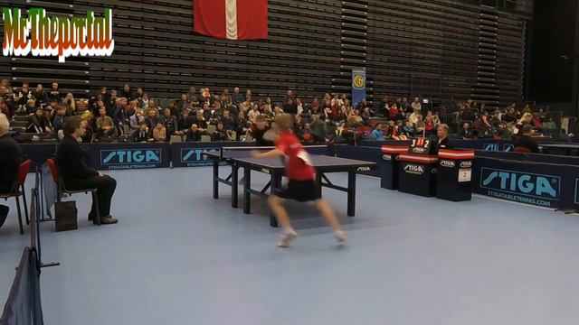 Table Tennis Danish Youth Championships 2016 - Daniel Simonsen Vs Peter Svenningsen -