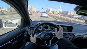 2012 Mercedes-Benz C 180 1.6L (156) POV TEST DRIVE