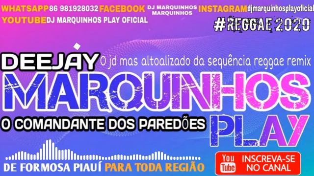 MELO DÊ POESIA VS REGGAE REMIX LIMPO 2020[BY DJ MARQUINHOS PLAY] смотреть онлайн
