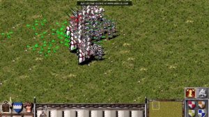 100 Knights VS 100 Pikeman(Stronghold Crusader)