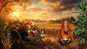 Mabon 🍂🍎- Harp Celtic Music 432 Hz - Enchanting Witchcraft Music - 🌙 Magical, Fantasy, Witchy Mus