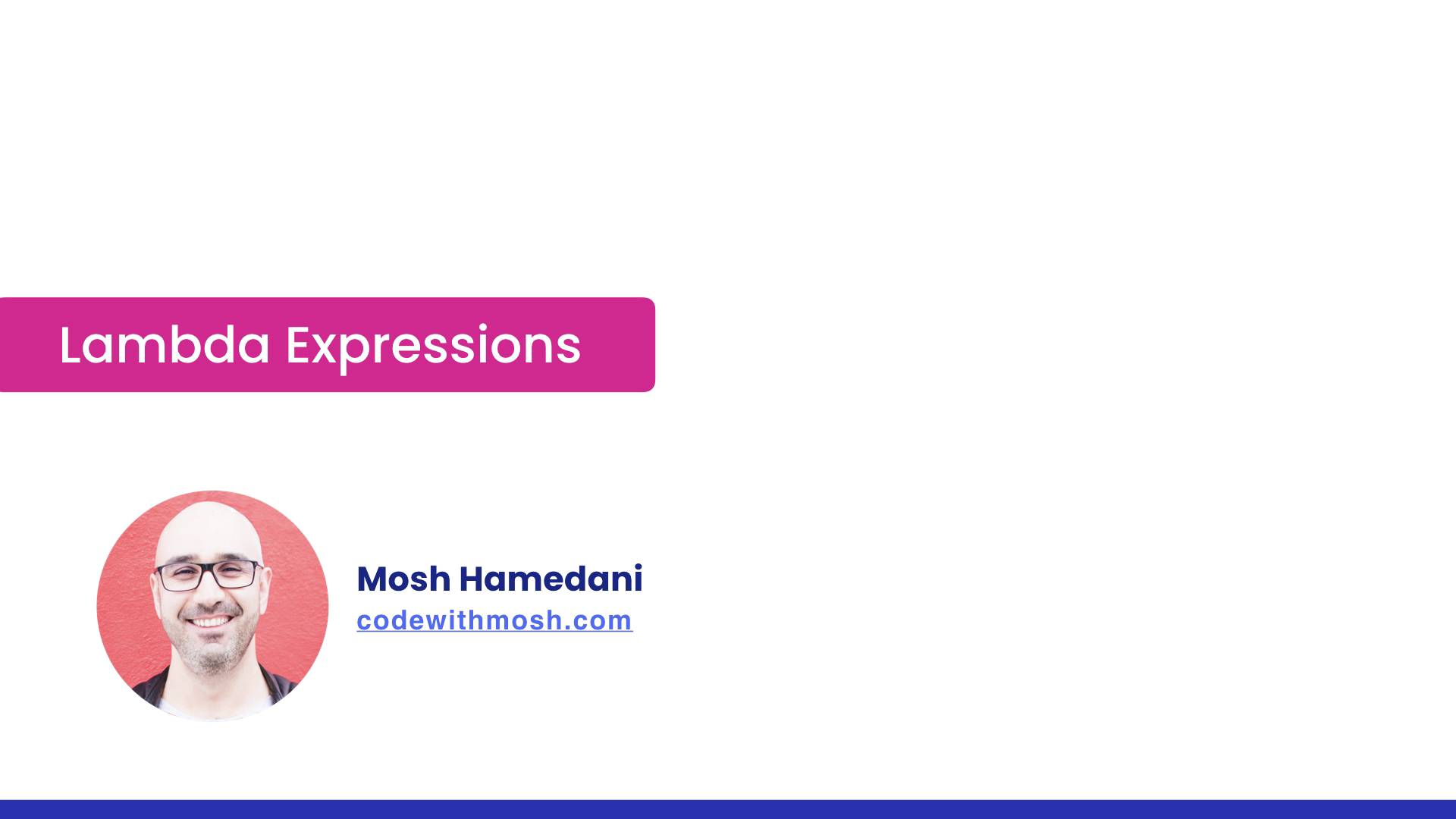 45- Lambda Expressions смотреть онлайн