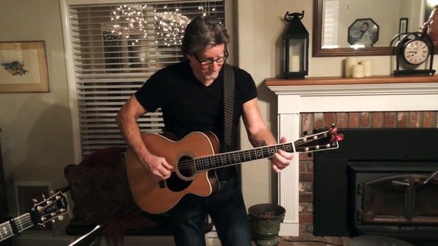 Hannah and Talbot - Rehearsal (Terry Talbot guitar finger picking)