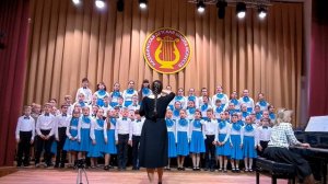 1. Муз. Г.Струве, сл. К.Ибряева - "Школьный корабль", муз. В.Калинникова, сл. народные - "Журавель"