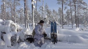 #2ч./ДВА ДНЯ с ТАЙГОЙ в Поисках ДИЧИ.\Невероятно Красивый ЗИМНИЙ ЛЕС