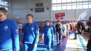 Парад открытия Всероссийского турнира по вольной борьбе среди девушек до 16 лет